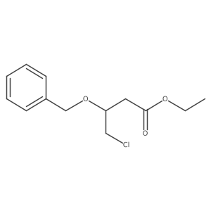 Ethyl (3s)-4-chloro-3-(phenylmethoxy)butanoate结构式
