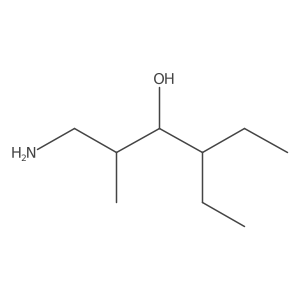 1-Amino-4-ethyl-2-methylhexan-3-ol结构式