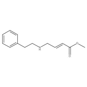 Methyl 4-[(2-phenylethyl)amino]-2-butenoate结构式