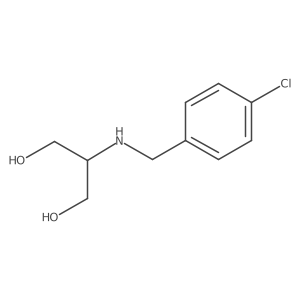 2-{[(4-Chlorophenyl)methyl]amino}propane-1,3-diol Structure