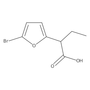 2-(5-Bromofuran-2-yl)butanoic acid结构式