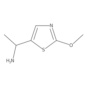 1-(2-Methoxy-1,3-thiazol-5-yl)ethan-1-amine结构式