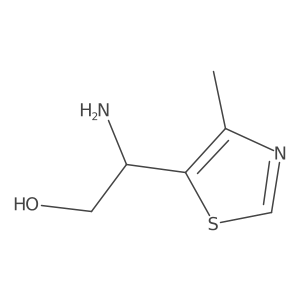 2-Amino-2-(4-methyl-1,3-thiazol-5-yl)ethan-1-ol Structure