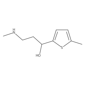 3-(Methylamino)-1-(5-methylthiophen-2-yl)propan-1-ol Structure