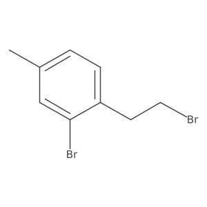 2-Bromo-1-(2-bromoethyl)-4-methylbenzene Structure
