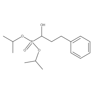 Diisopropyl (1-hydroxy-3-phenylpropyl)phosphonate结构式