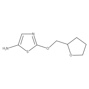 2-[(Oxolan-2-yl)methoxy]-1,3-thiazol-5-amine Structure