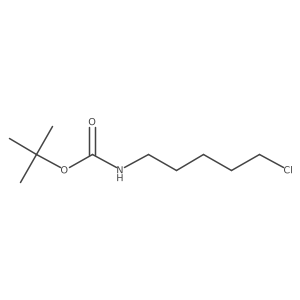 tert-Butyl (5-chloropentyl)carbamate结构式