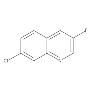 7-Chloro-3-fluoroquinoline Structure