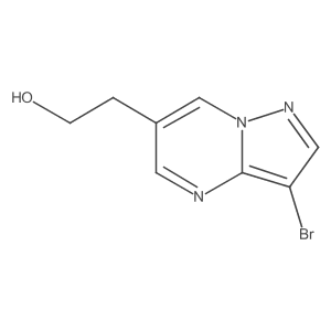 2-{3-Bromopyrazolo[1,5-a]pyrimidin-6-yl}ethan-1-ol结构式
