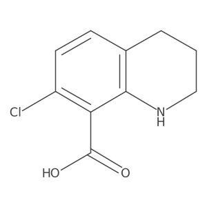 7-Chloro-1,2,3,4-tetrahydroquinoline-8-carboxylic acid Structure