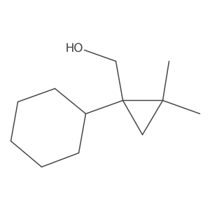 (1-Cyclohexyl-2,2-dimethylcyclopropyl)methanol Structure