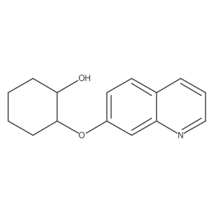 (1S,2S)-2-(quinolin-7-yloxy)cyclohexan-1-ol结构式
