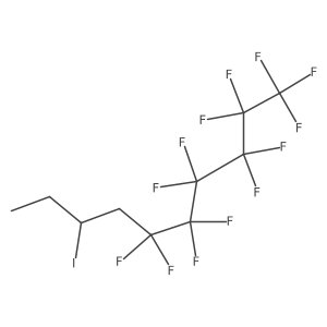 3-Iodo-1H,1H,1H,2H,2H,3H,4H,4H-perfluorodecane结构式