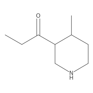 1-(4-Methylpiperidin-3-yl)propan-1-one Structure