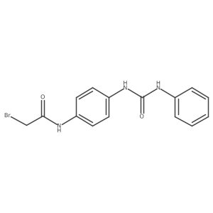 2-Bromo-N-[4-[[(phenylamino)carbonyl]amino]phenyl]acetamide结构式