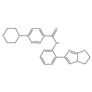 N-(2-(2,3-dihydroimidazo[2,1-b]thiazol-6-yl)phenyl)-4-morpholinobenzamide Structure