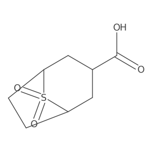 (1R,3R,5S)-8,8-Dioxo-8lambda6-thiabicyclo[3.2.1]octane-3-carboxylic acid Structure