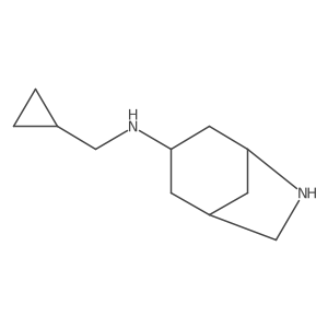 N-(cyclopropylmethyl)-6-azabicyclo[3.2.1]octan-3-amine Structure