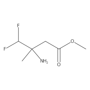 Methyl 3-amino-4,4-difluoro-3-methylbutanoate Structure