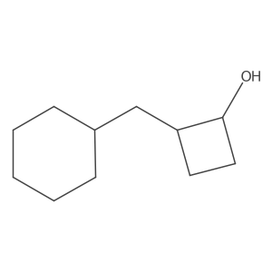 2-(Cyclohexylmethyl)cyclobutan-1-ol Structure
