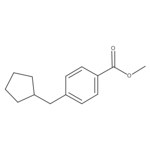 Methyl 4-cyclopentylmethylbenzoate Structure