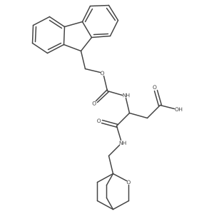 3-({[(9H-fluoren-9-yl)methoxy]carbonyl}amino)-3-[({2-oxabicyclo[2.2.2]octan-1-yl}methyl)carbamoyl]propanoic acid Structure