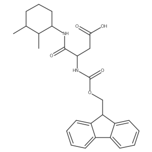 3-[(2,3-dimethylcyclohexyl)carbamoyl]-3-({[(9H-fluoren-9-yl)methoxy]carbonyl}amino)propanoic acid结构式