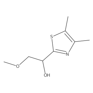 1-(Dimethyl-1,3-thiazol-2-yl)-2-methoxyethan-1-ol结构式