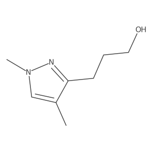 3-(1,4-dimethyl-1H-pyrazol-3-yl)propan-1-ol Structure