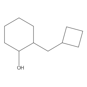 rac-(1R,2S)-2-(cyclobutylmethyl)cyclohexan-1-ol结构式