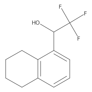 2,2,2-Trifluoro-1-(5,6,7,8-tetrahydronaphthalen-1-yl)ethan-1-ol Structure