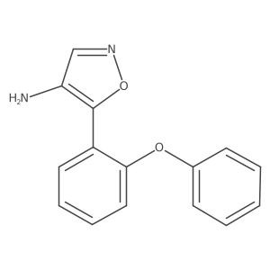 5-(2-Phenoxyphenyl)-1,2-oxazol-4-amine Structure