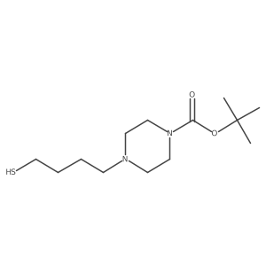 Tert-butyl 4-(4-sulfanylbutyl)piperazine-1-carboxylate Structure
