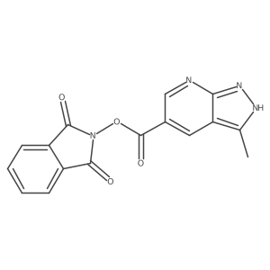 1,3-dioxo-2,3-dihydro-1H-isoindol-2-yl 3-methyl-2H-pyrazolo[3,4-b]pyridine-5-carboxylate Structure