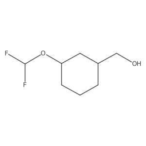 (3-(Difluoromethoxy)cyclohexyl)methanol Structure