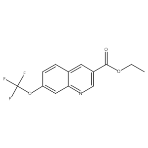 Ethyl 7-(Trifluoromethoxy)quinoline-3-carboxylate Structure