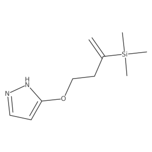 3-[[3-(Trimethylsilyl)-3-buten-1-yl]oxy]-1H-pyrazole结构式