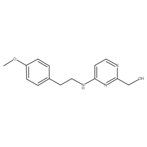 (4-{[2-(4-Methoxyphenyl)ethyl]amino}pyrimidin-2-yl)methanol Structure