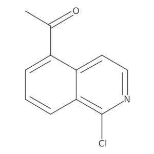 1-(1-Chloroisoquinolin-5-yl)ethan-1-one结构式