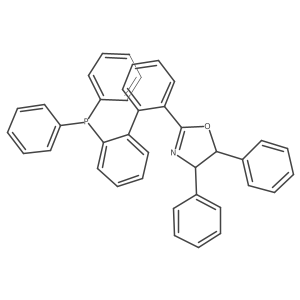 (4R,5S)-2-(2'-(Diphenylphosphanyl)-[1,1'-biphenyl]-2-yl)-4,5-diphenyl-4,5-dihydrooxazole Structure