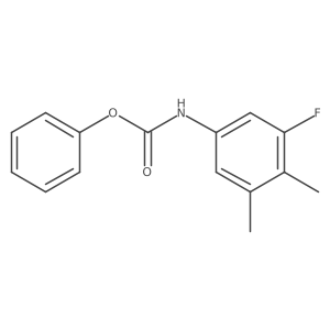 Phenyl (3-fluoro-4,5-dimethylphenyl)carbamate结构式