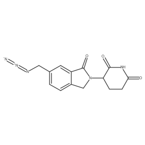 3-[6-(Azidomethyl)-1-oxo-isoindolin-2-yl]piperidine-2,6-dione Structure