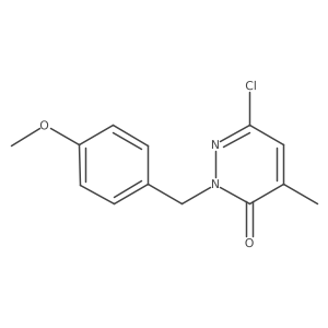 6-Chloro-2-(4-methoxybenzyl)-4-methylpyridazin-3(2H)-one Structure