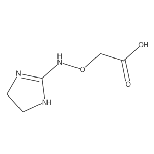 2-[[(4,5-Dihydro-1H-imidazol-2-yl)amino]oxy]acetic acid Structure
