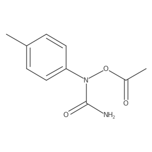 N-(Acetyloxy)-N-(4-methylphenyl)urea结构式