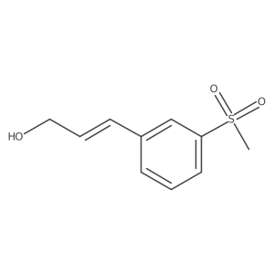 3-(3-Methanesulfonylphenyl)prop-2-en-1-ol结构式