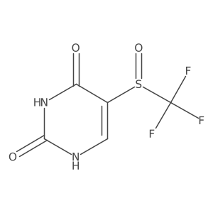 5-(trifluoromethylsulfinyl)-1H-pyrimidine-2,4-dione Structure