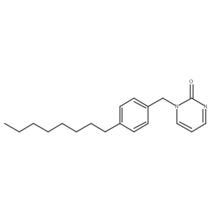 1-[(4-Octylphenyl)methyl]-2(1H)-pyrimidinone Structure