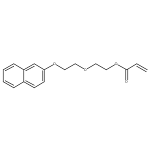 2-[2-(2-Naphthyloxy)ethoxy]ethyl acrylate Structure
